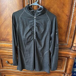 Women's Gray Zip-Up Jacket